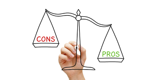 Pros and cons on scale